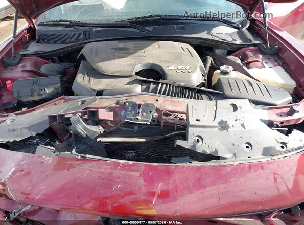 2C3CDXBG1LH165757 2020 DODGE CHARGER Maroon Vista trasera