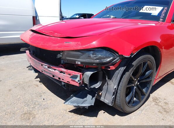 2C3CDXBG2JH147717 2018 DODGE CHARGER Red Front view