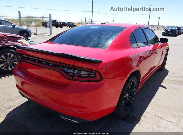 2C3CDXBG2JH147717 2018 DODGE CHARGER Red Rear right