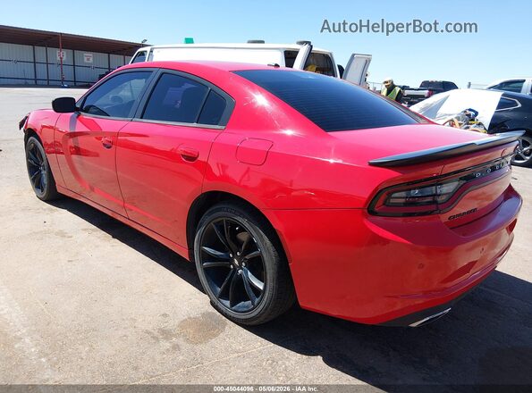 2C3CDXBG2JH147717 2018 DODGE CHARGER Red Rear left