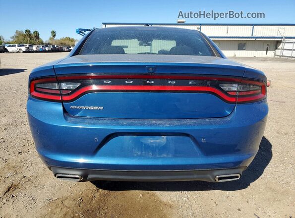 2C3CDXBG2NH259133 2022 DODGE CHARGER Blue უკანა ხედი