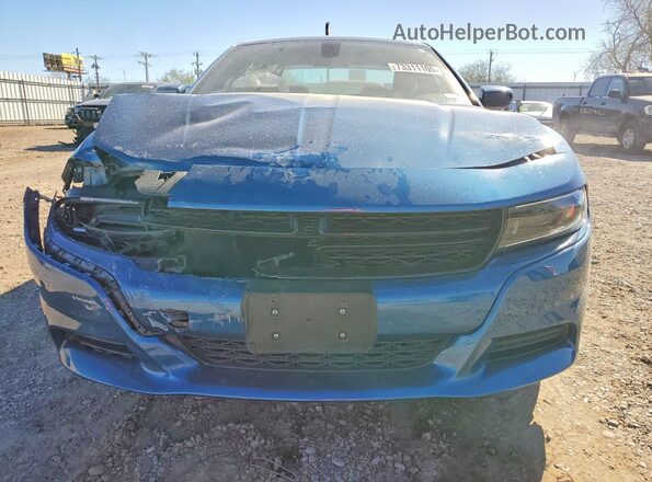 2C3CDXBG2NH259133 2022 DODGE CHARGER Blue წინა ხედი