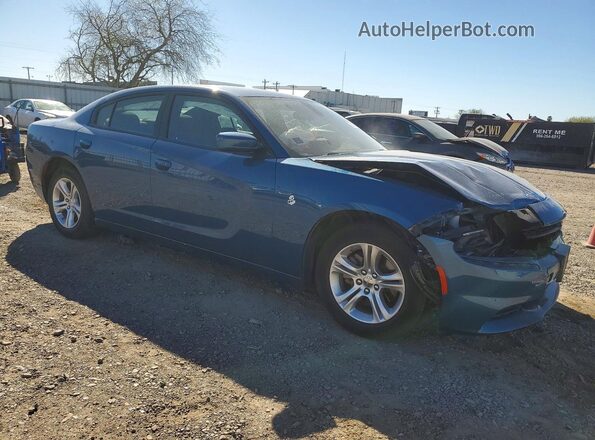 2C3CDXBG2NH259133 2022 DODGE CHARGER Blue წინა მარჯვენა