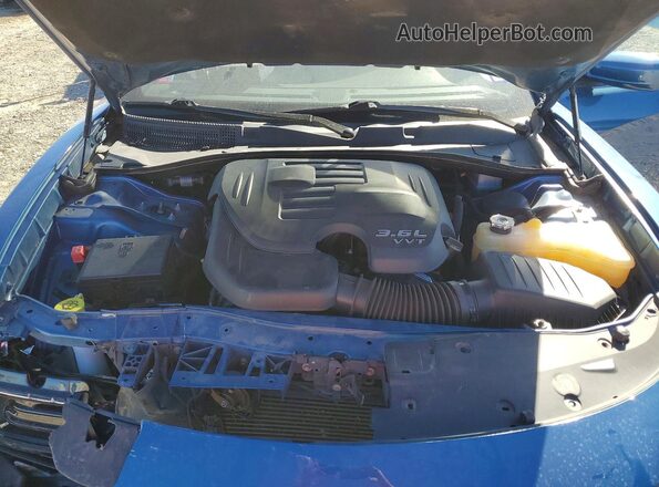 2C3CDXBG2NH259133 2022 DODGE CHARGER Blue უკანა სალონის ხედი