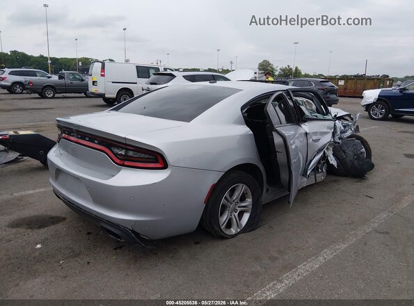 2C3CDXBG3MH548259 2021 DODGE CHARGER Silver Rear right