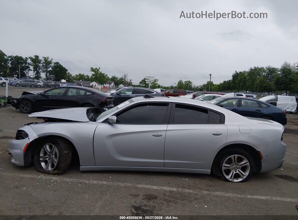 2C3CDXBG3MH548259 2021 DODGE CHARGER Silver Rear interior view