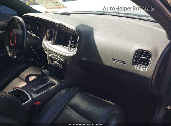 2C3CDXBG3NH125635 2022 DODGE CHARGER Черный Вид салона спереди
