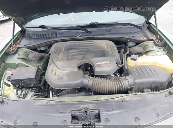 2C3CDXBG4JH164261 2018 DODGE CHARGER Green Հետևի տեսք