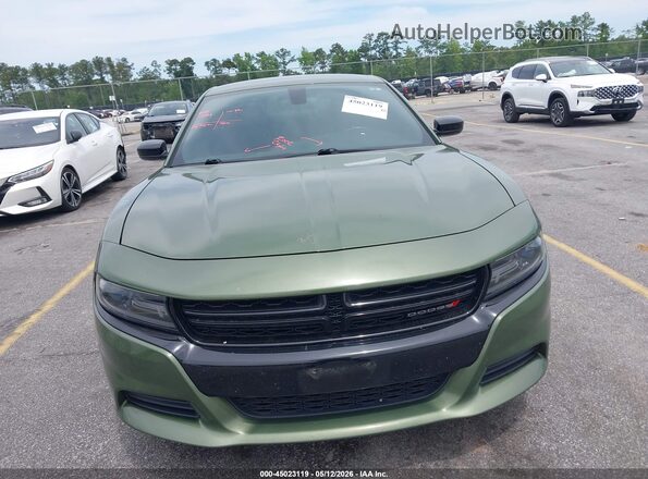 2C3CDXBG4JH164261 2018 DODGE CHARGER Green Սալոնի հետևի տեսք