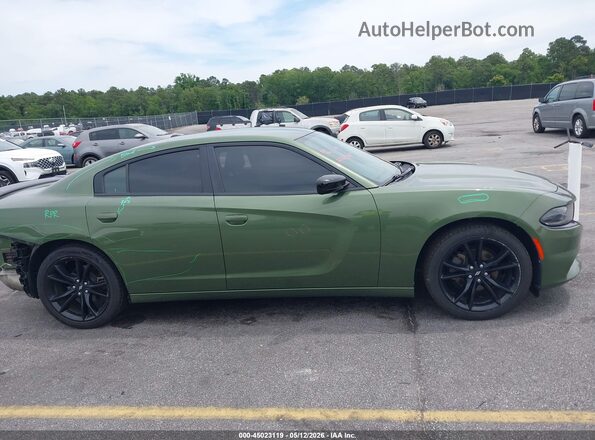 2C3CDXBG4JH164261 2018 DODGE CHARGER Green Սալոնի 360 աստիճան տեսք