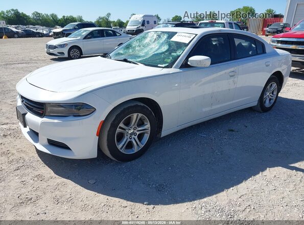 2C3CDXBG4LH244081 2020 DODGE CHARGER White Vista tres cuartos delantera izquierda