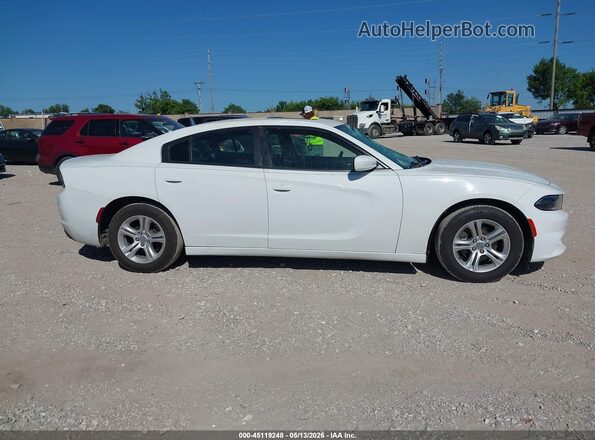2C3CDXBG4LH244081 2020 DODGE CHARGER White Vista interior trasera