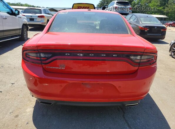 2C3CDXBG4MH608484 2021 DODGE CHARGER Red Հետևի տեսք