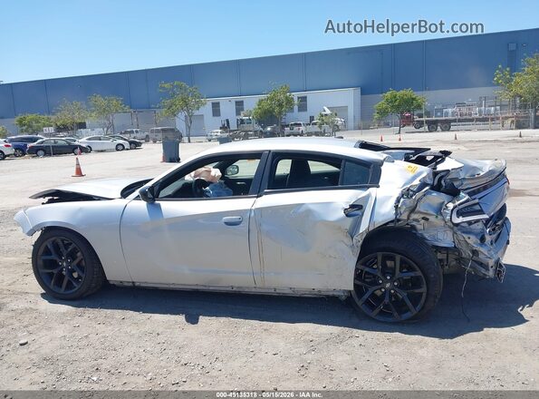 2C3CDXBG4NH161706 2022 DODGE CHARGER Silver Սալոնի հետևի տեսք
