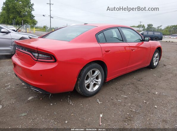 2C3CDXBG4NH231110 2022 DODGE CHARGER Red Trasero derecho