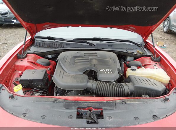 2C3CDXBG4NH231110 2022 DODGE CHARGER Red Vista trasera