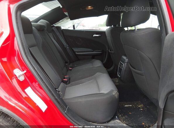 2C3CDXBG4NH231110 2022 DODGE CHARGER Red Vista de la etiqueta del VIN