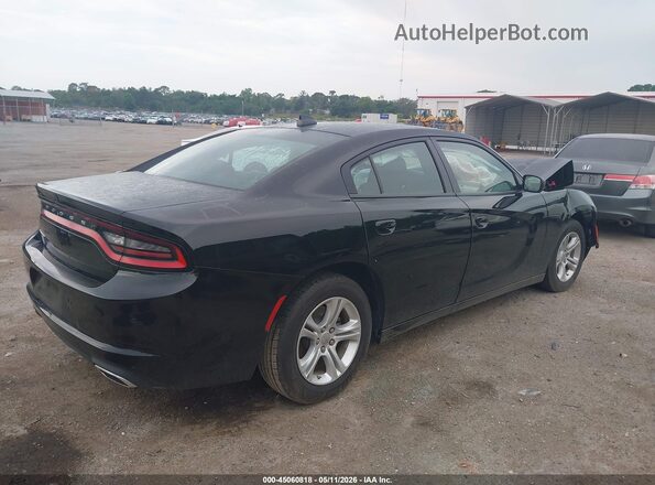 2C3CDXBG4PH581338 2023 DODGE CHARGER Black Задня права чверть
