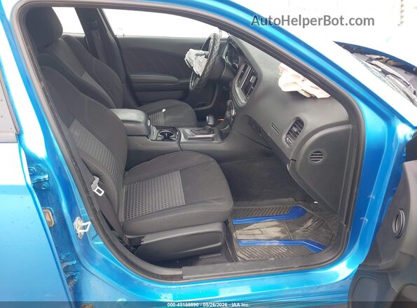 2C3CDXBG4PH608506 2023 DODGE CHARGER Blue წინა სალონის ხედი