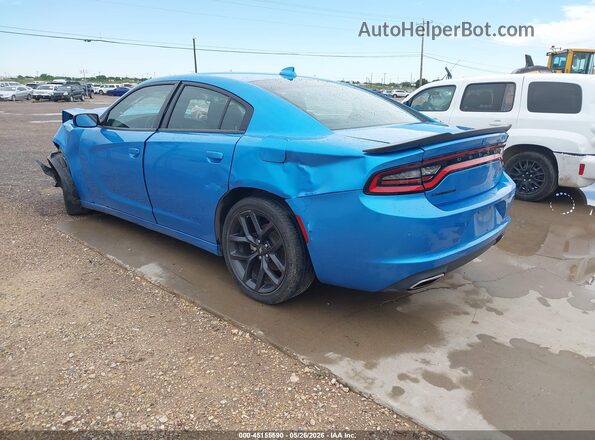 2C3CDXBG4PH608506 2023 DODGE CHARGER Blue უკანა მარცხენა