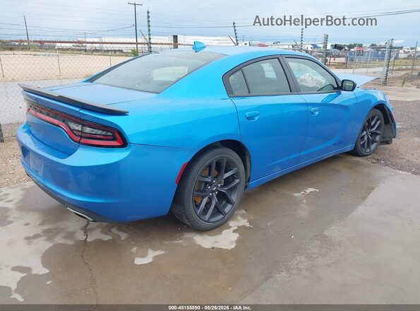 2C3CDXBG4PH608506 2023 DODGE CHARGER Blue უკანა მარჯვენა