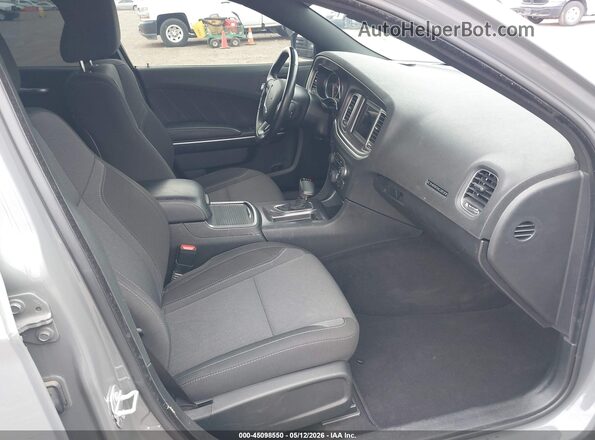 2C3CDXBG5KH680694 2019 DODGE CHARGER Gray Vista interior delantera