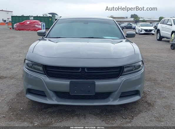 2C3CDXBG5KH680694 2019 DODGE CHARGER Gray Vista interior trasera