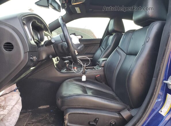 2C3CDXBG5KH754146 2019 DODGE CHARGER Blue Front interior view