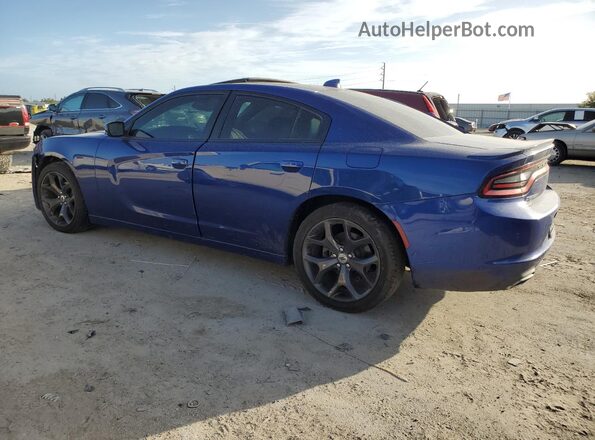 2C3CDXBG5KH754146 2019 DODGE CHARGER Blue Rear left