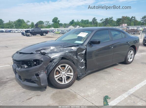 2C3CDXBG5PH518751 2023 DODGE CHARGER Gray Vista tres cuartos delantera izquierda