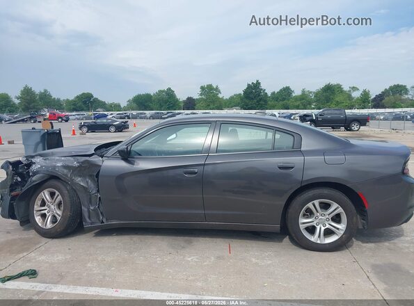 2C3CDXBG5PH518751 2023 DODGE CHARGER Gray Vista interior trasera