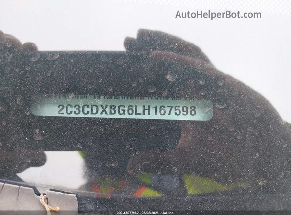 2C3CDXBG6LH167598 2020 DODGE CHARGER Black 