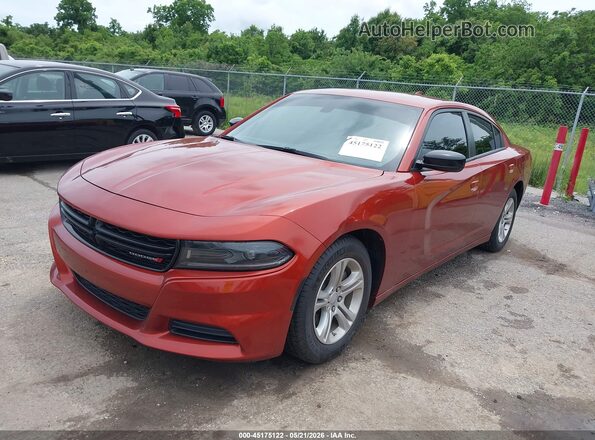 2C3CDXBG6PH651471 2023 DODGE CHARGER Оранжевый Передняя левая четверть