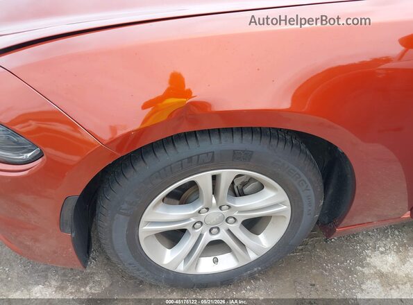 2C3CDXBG6PH651471 2023 DODGE CHARGER Оранжевый Вид спереди