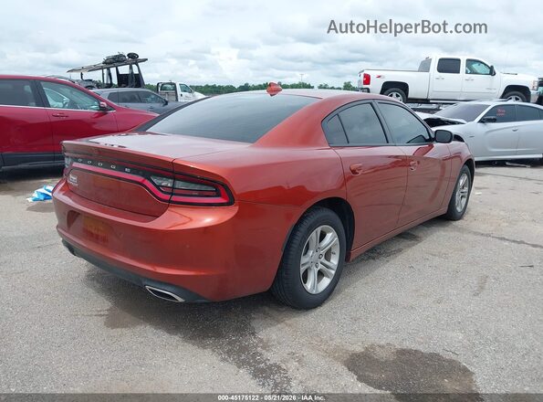 2C3CDXBG6PH651471 2023 DODGE CHARGER Оранжевый Задняя правая четверть