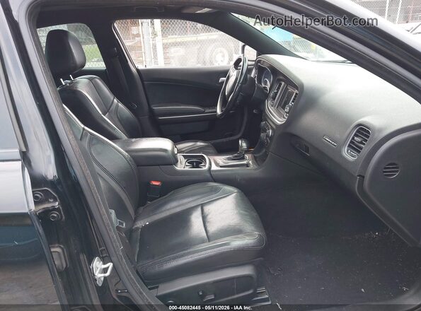 2C3CDXBG7LH144461 2020 DODGE CHARGER Black Widok wnętrza z przodu
