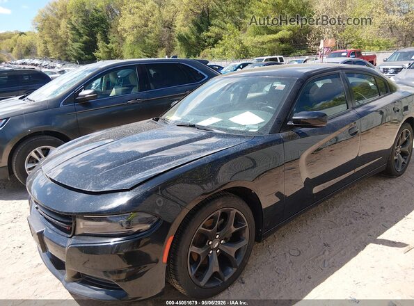 2C3CDXBG7LH234189 2020 DODGE CHARGER Black Передня ліва чверть