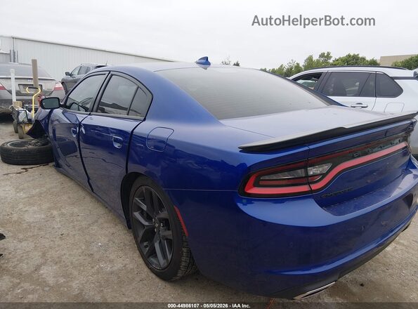 2C3CDXBG7MH677752 2021 DODGE CHARGER Blue Rear left