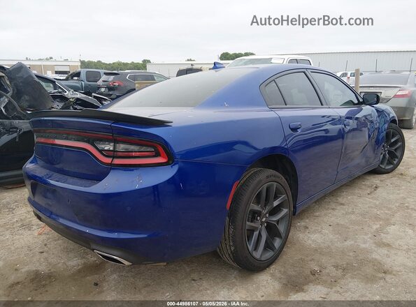 2C3CDXBG7MH677752 2021 DODGE CHARGER Blue Rear right