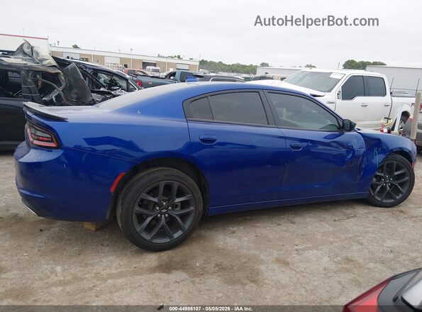 2C3CDXBG7MH677752 2021 DODGE CHARGER Blue 360 interior view