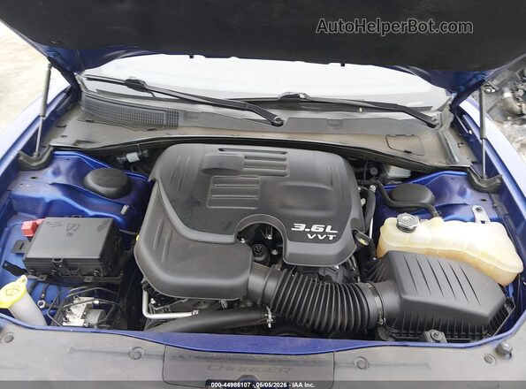 2C3CDXBG7MH677752 2021 DODGE CHARGER Blue Rear view