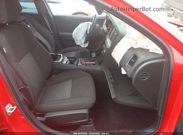 2C3CDXBG7PH627440 2023 DODGE CHARGER Красный Вид салона спереди