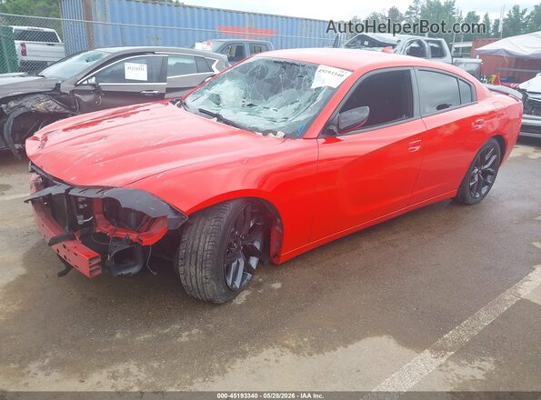 2C3CDXBG7PH627440 2023 DODGE CHARGER Красный Передняя левая четверть