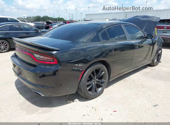 2C3CDXBG8GH247412 2016 DODGE CHARGER Black უკანა მარჯვენა