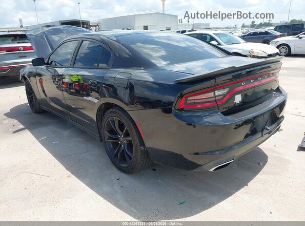 2C3CDXBG8GH247412 2016 DODGE CHARGER Black უკანა მარცხენა