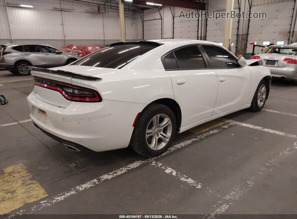 2C3CDXBG8KH628539 2019 DODGE CHARGER White Հետևի աջ