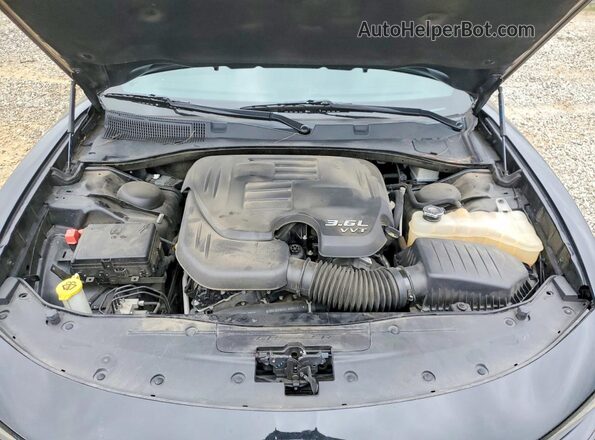 2C3CDXBG8LH140418 2020 DODGE CHARGER Black Вид задньої частини салону