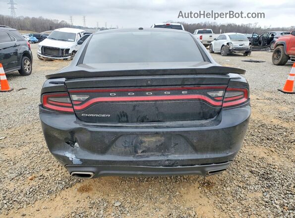 2C3CDXBG8LH140418 2020 DODGE CHARGER Black Вид ззаду