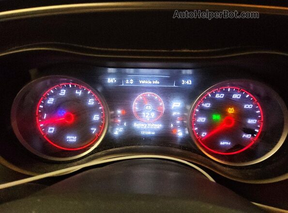 2C3CDXBG8MH624610 2021 DODGE CHARGER Черный Вид щитка приборов