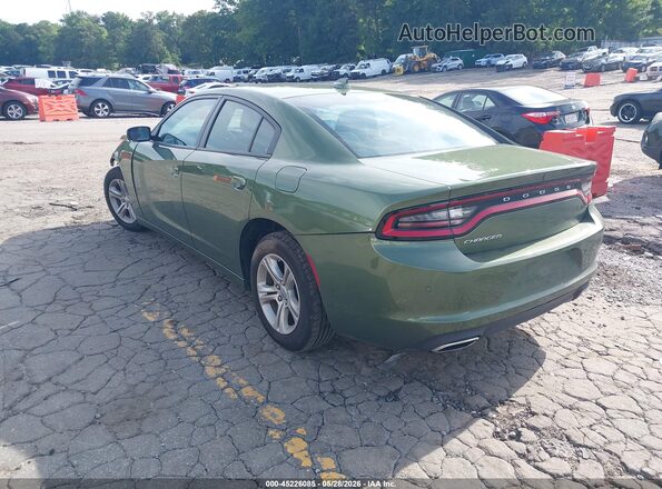 2C3CDXBG8PH674265 2023 DODGE CHARGER Green Tył lewy